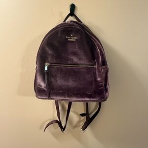 Kate Spade Plum Velvet Bag